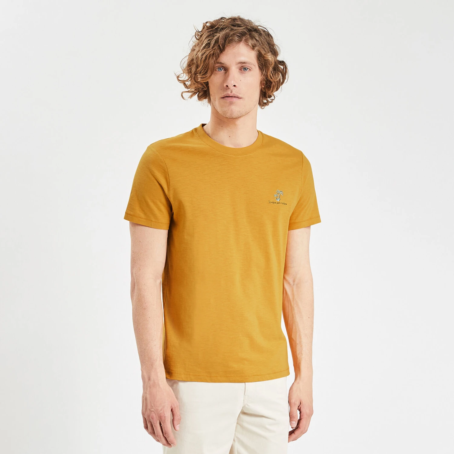 Tee Shirt Matière Flammée Brodé 1 Tee Shirt Matière Flammée Brodé