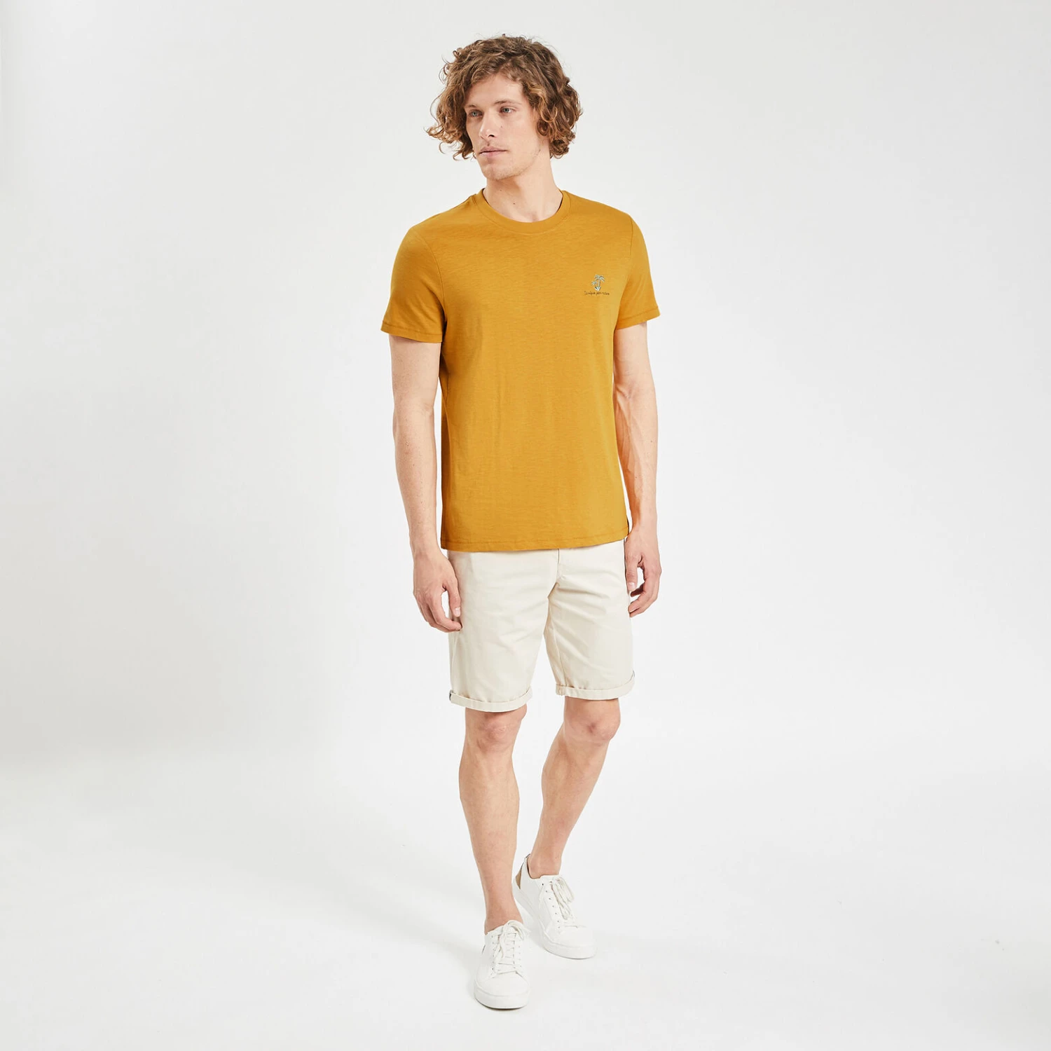 Tee Shirt Matière Flammée Brodé 2 Tee Shirt Matière Flammée Brodé – Image 2