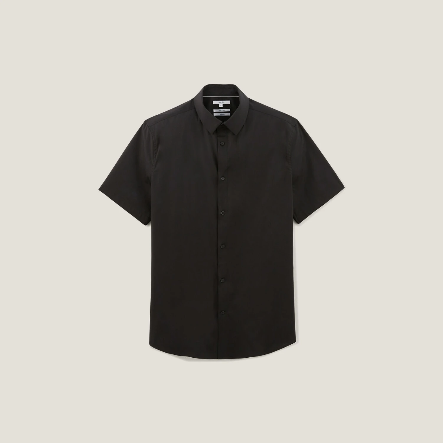 Chemisette Slim Unie Coton Biologique 7 Chemisette Slim Unie Coton Biologique – Image 7