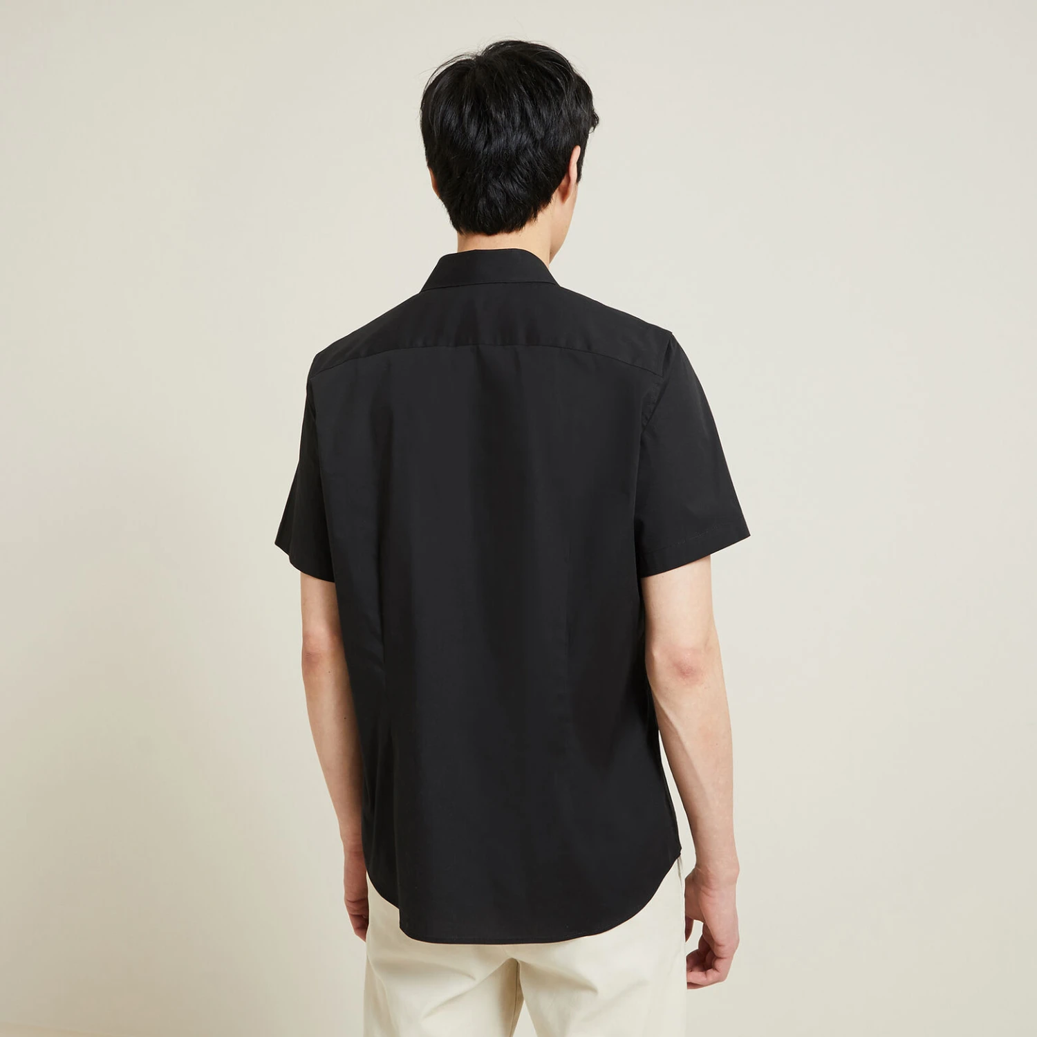 Chemisette Slim Unie Coton Biologique 6 Chemisette Slim Unie Coton Biologique – Image 6