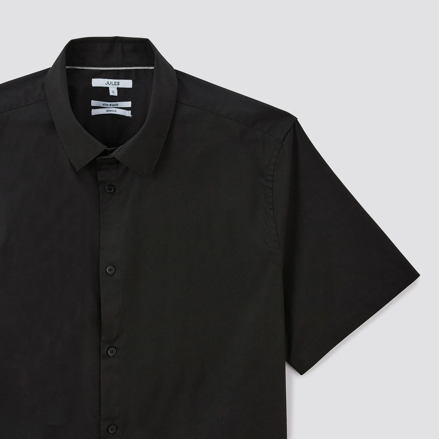 Chemisette Slim Unie Coton Biologique 8 Chemisette Slim Unie Coton Biologique – Image 8