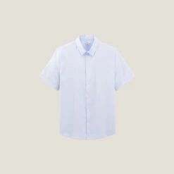 Chemisette Regular Sans Repassage Unie Coton -Men's Clothing Soldes Boutique 1003609 11000 V11