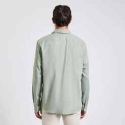 Chemise Slim Oxford Unie Coton -Men's Clothing Soldes Boutique 1003690 16013 V3