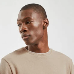 Tee Shirt Double Col Matière Fantaisie