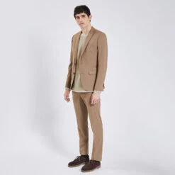 Tee Shirt Double Col Matière Fantaisie -Men's Clothing Soldes Boutique 1003712 10515 V6