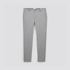 Pantalon Chino Slim Motif Pied De Puce -Men's Clothing Soldes Boutique 1003737 18118 V11