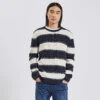 Pull Col Rond à Rayures 18 Pull Col Rond à Rayures -Men's Clothing Soldes Boutique 1003747 10103 V1