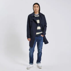 Pull Col Rond à Rayures 12 Pull Col Rond à Rayures -Men's Clothing Soldes Boutique 1003747 10103 V6