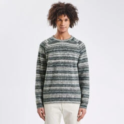 Pull Col Rond à Motif Jacquard -Men's Clothing Soldes Boutique 1003761 18420 V2