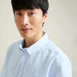 Chemisette Regular Micro Points Coton Dobby 10 Chemisette Regular Micro Points Coton Dobby -Men's Clothing Soldes Boutique 1003775 11000 V4