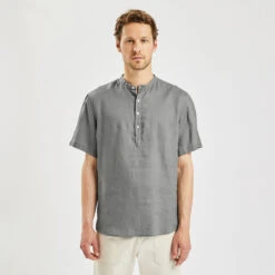 Chemisette Regular Unie Lin 11 Chemisette Regular Unie Lin -Men's Clothing Soldes Boutique 1003791 16000 V2