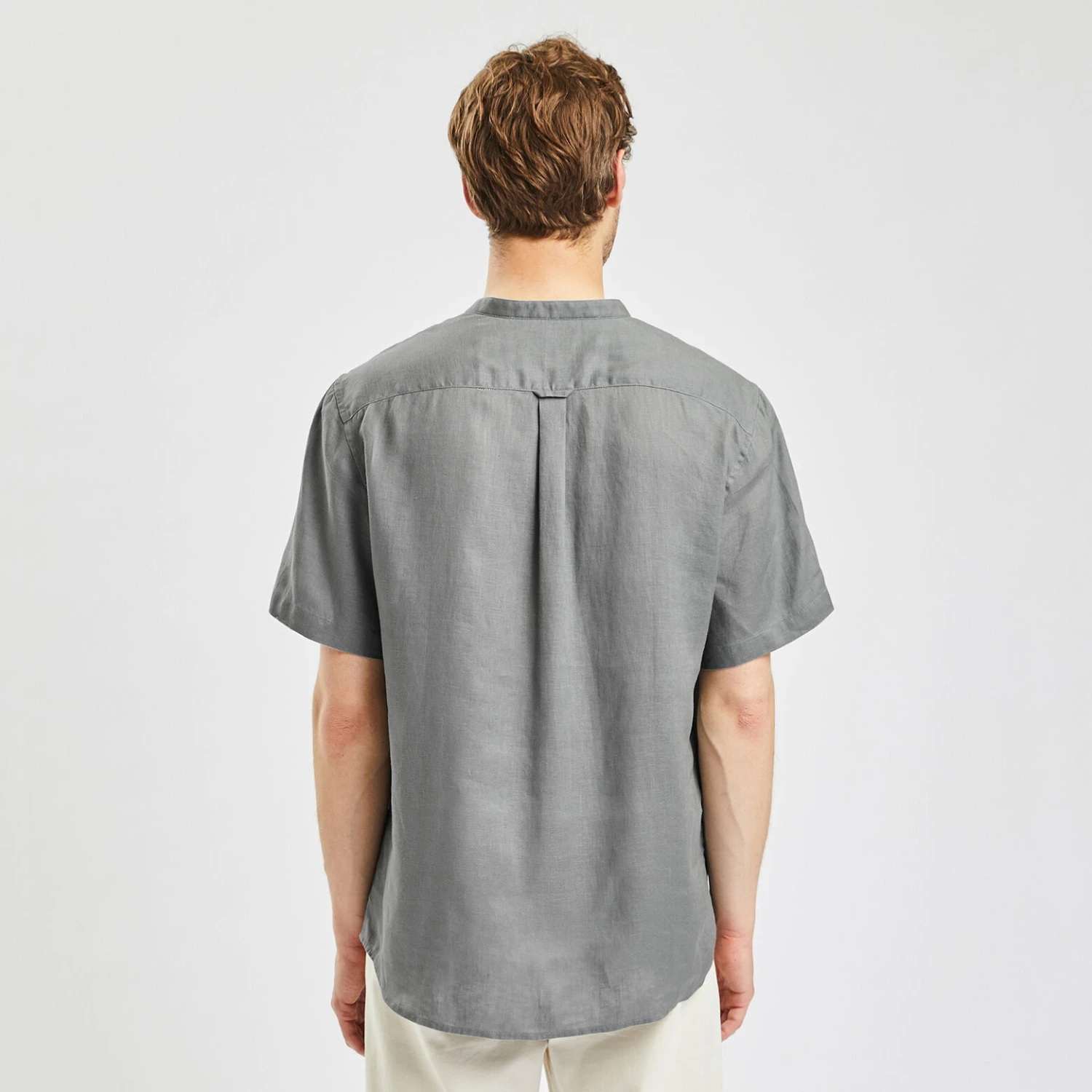 Chemisette Regular Unie Lin 5 Chemisette Regular Unie Lin – Image 5