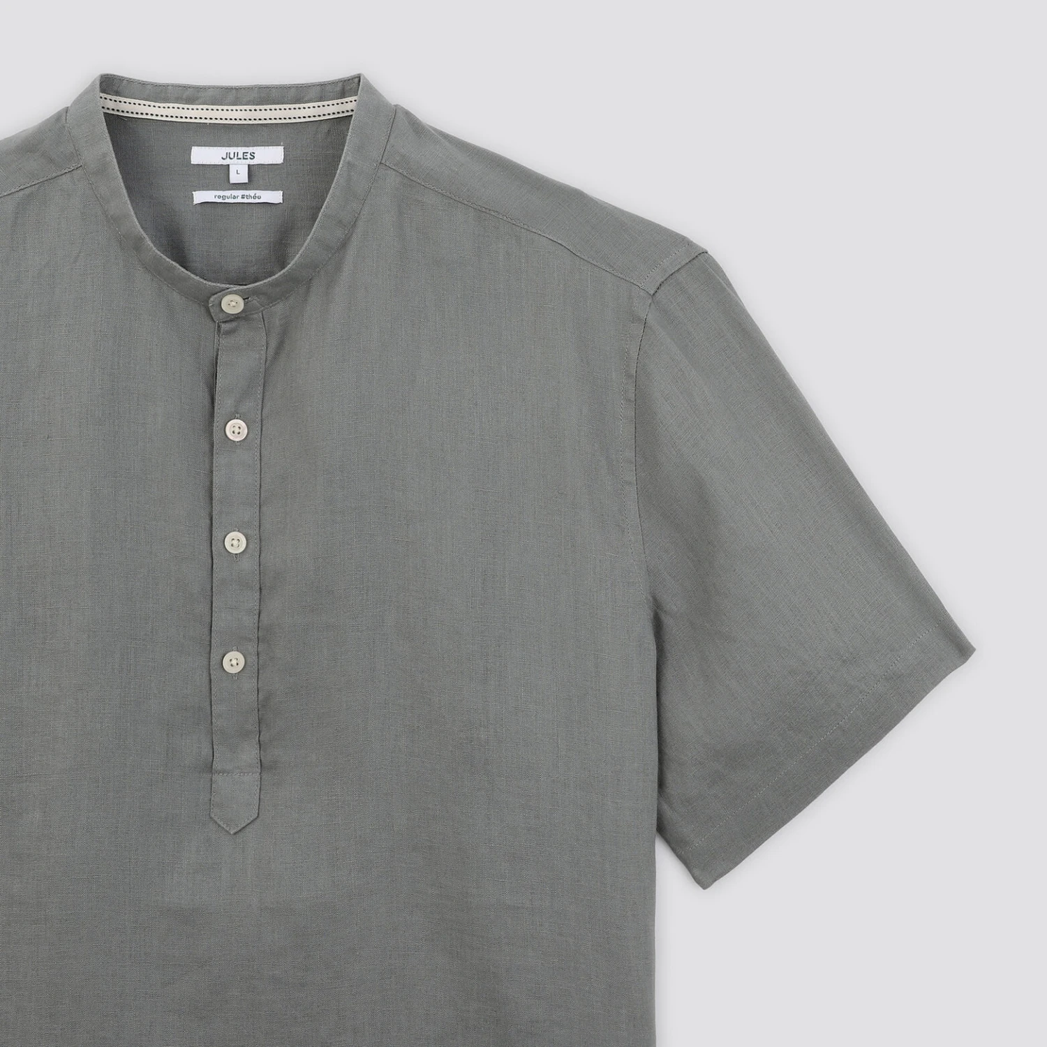 Chemisette Regular Unie Lin 7 Chemisette Regular Unie Lin – Image 7