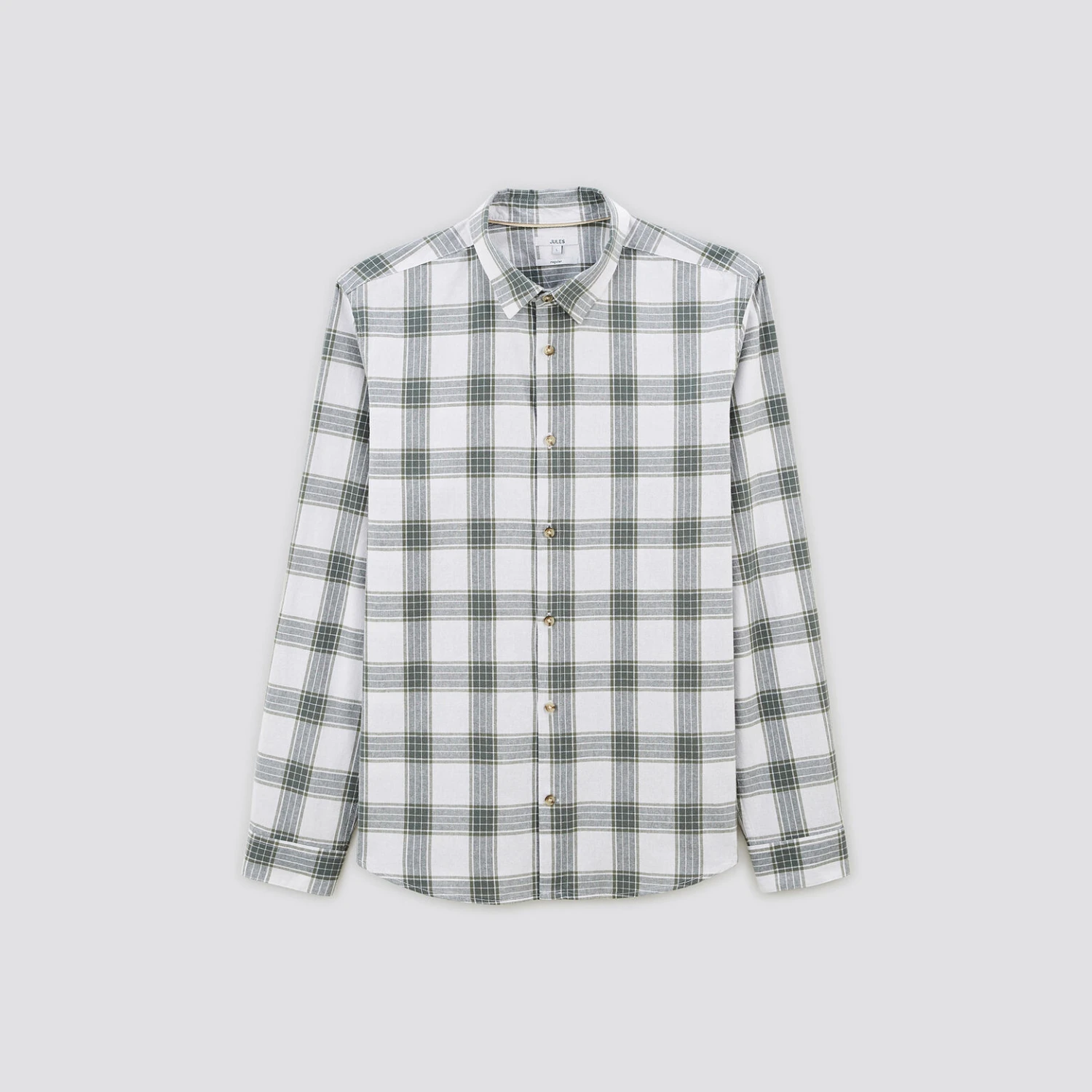 Chemise Regular Carreaux Coton Biologique