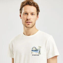 Tee Shirt Brodé -Men's Clothing Soldes Boutique 1003929 10002 V4