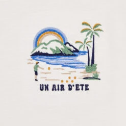 Tee Shirt Brodé -Men's Clothing Soldes Boutique 1003929 10002 V7