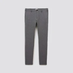 Pantalon Chino Slim Elastiqué Reliefé -Men's Clothing Soldes Boutique 1003946 18118 V11