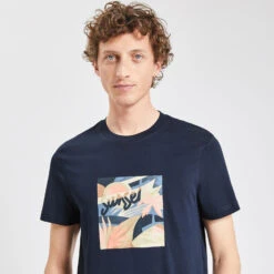 Tee Shirt Imprimé Feuillage -Men's Clothing Soldes Boutique 1003995 11824 V4