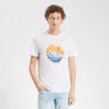 Tee Shirt Imprimé Rond Paysage -Men's Clothing Soldes Boutique 1003996 10000 V1