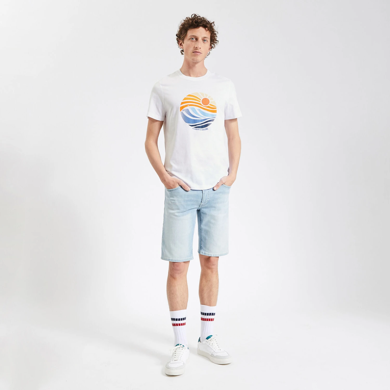 Tee Shirt Imprimé Rond Paysage 2 Tee Shirt Imprimé Rond Paysage – Image 2