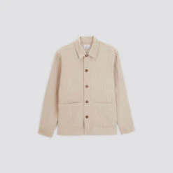 Surchemise Unie Coton Recyclé Velours