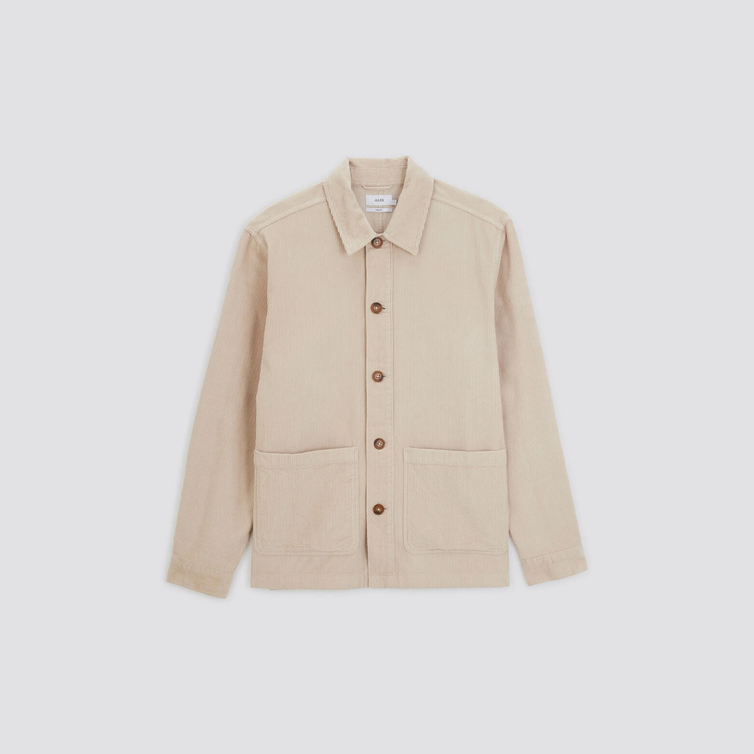 Surchemise Unie Coton Recyclé Velours 1 Surchemise Unie Coton Recyclé Velours