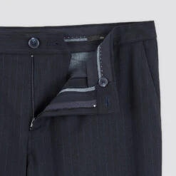 Pantalon Chino Slim à Rayures -Men's Clothing Soldes Boutique 1004160 11845 V8