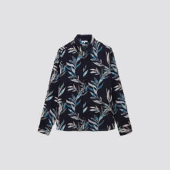 Chemise Slim Imprimé Feuilles Viscose 14 Chemise Slim Imprimé Feuilles Viscose -Men's Clothing Soldes Boutique 1004168 11214 V11