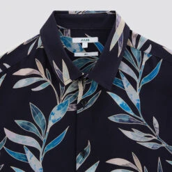Chemise Slim Imprimé Feuilles Viscose 15 Chemise Slim Imprimé Feuilles Viscose -Men's Clothing Soldes Boutique 1004168 11214 V8