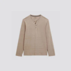 Tee Shirt Col Tunisien Manches Longues