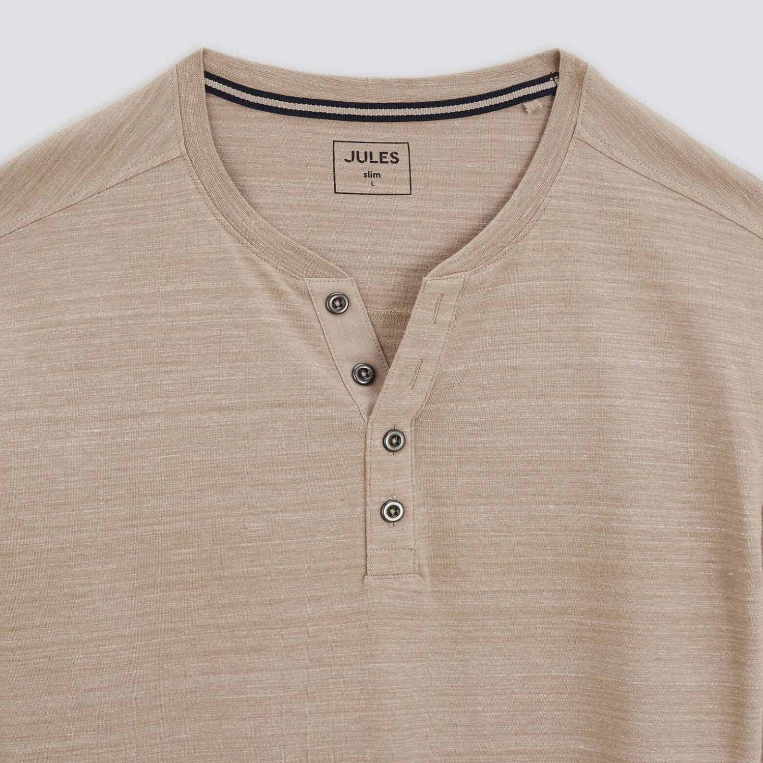 Tee Shirt Col Tunisien Manches Longues 2 Tee Shirt Col Tunisien Manches Longues – Image 2