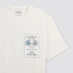 Tee Shirt Imprimé Devant Et Dos -Men's Clothing Soldes Boutique 1004440 10002 V8