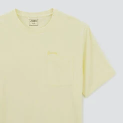 Tee Shirt Poche Et Broderie Poitrine -Men's Clothing Soldes Boutique 1004448 12034 V8