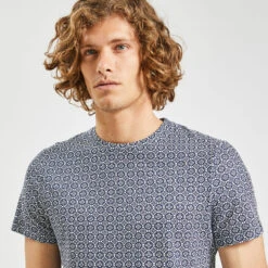 Tee Shirt Coton/lin Imprimé 10 Tee Shirt Coton/lin Imprimé -Men's Clothing Soldes Boutique 1004451 11824 V4
