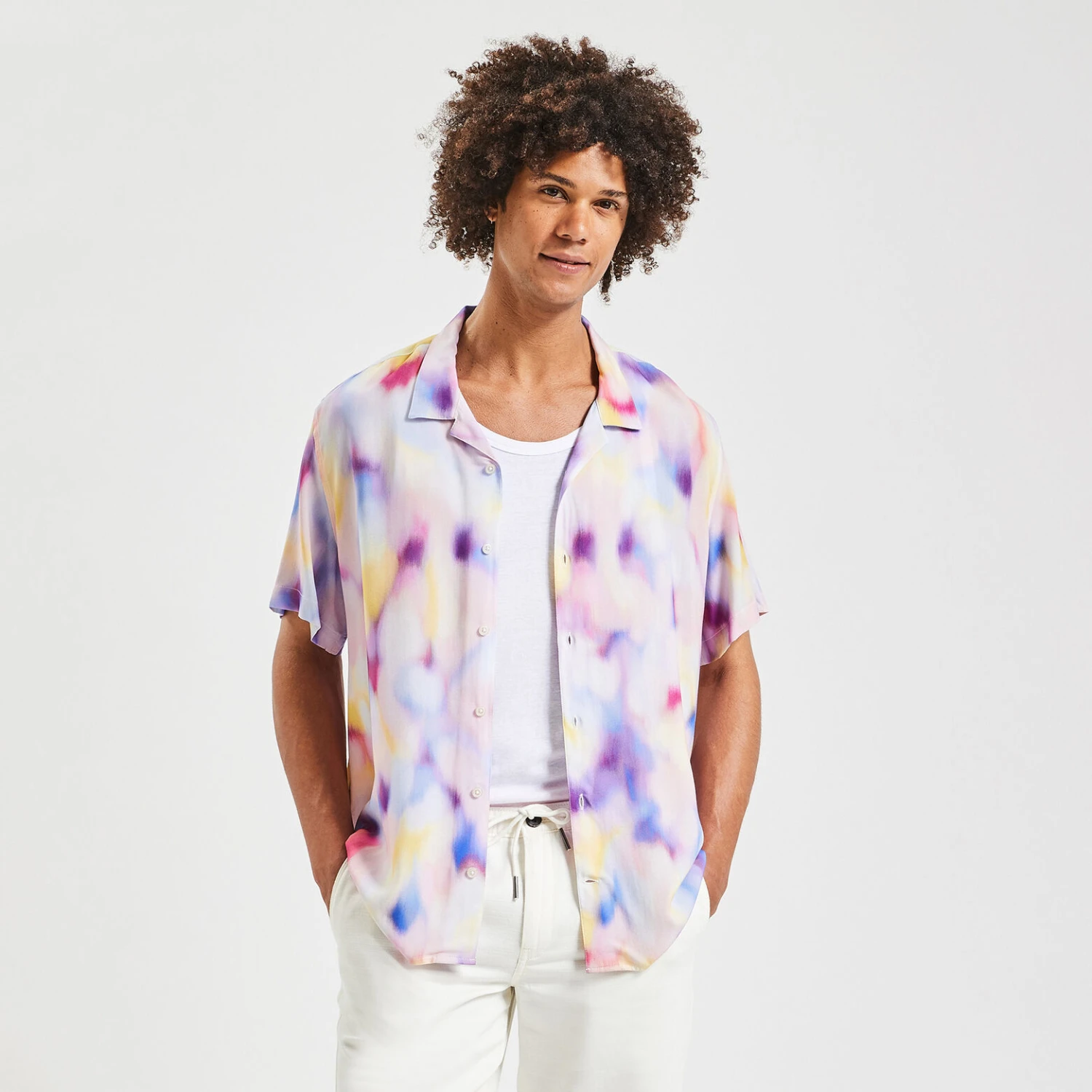 Chemisette Hawaïenne Regular Imprimée Viscose Ecov 1 Chemisette Hawaïenne Regular Imprimée Viscose Ecov