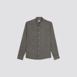 Chemise Regular Imprimé Géométrique Viscose -Men's Clothing Soldes Boutique 1004489 17408 V11