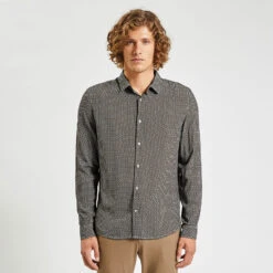 Chemise Regular Imprimé Géométrique Viscose -Men's Clothing Soldes Boutique 1004489 17408 V2