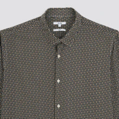 Chemise Regular Imprimé Géométrique Viscose -Men's Clothing Soldes Boutique 1004489 17408 V8