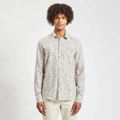 Chemise Regular Oxford Imprimé Fleur Coton Biologi 12 Chemise Regular Oxford Imprimé Fleur Coton Biologi -Men's Clothing Soldes Boutique 1004500 10421 V2