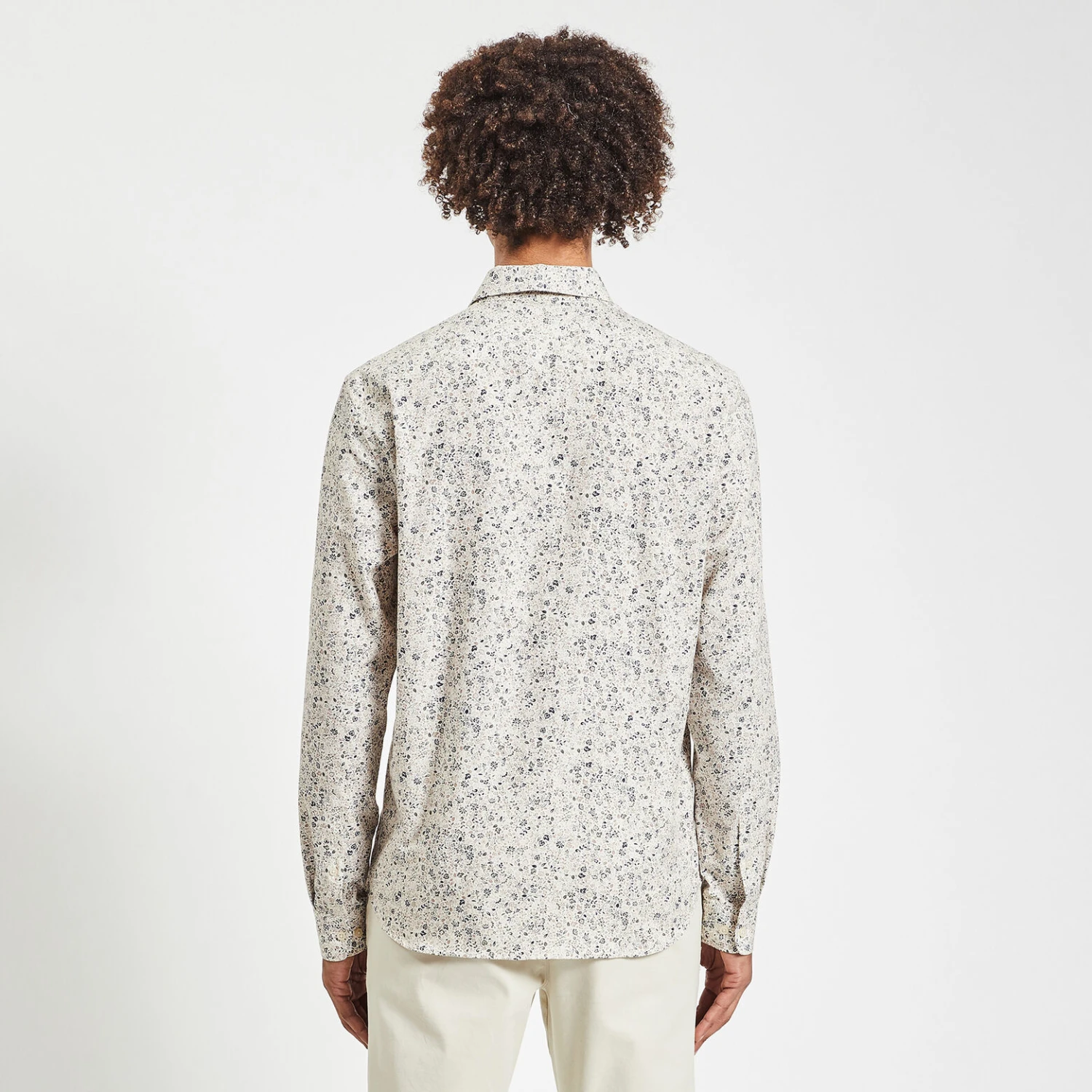 Chemise Regular Oxford Imprimé Fleur Coton Biologi 5 Chemise Regular Oxford Imprimé Fleur Coton Biologi – Image 5