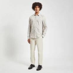 Chemise Regular Oxford Imprimé Fleur Coton Biologi 10 Chemise Regular Oxford Imprimé Fleur Coton Biologi -Men's Clothing Soldes Boutique 1004500 10421 V5