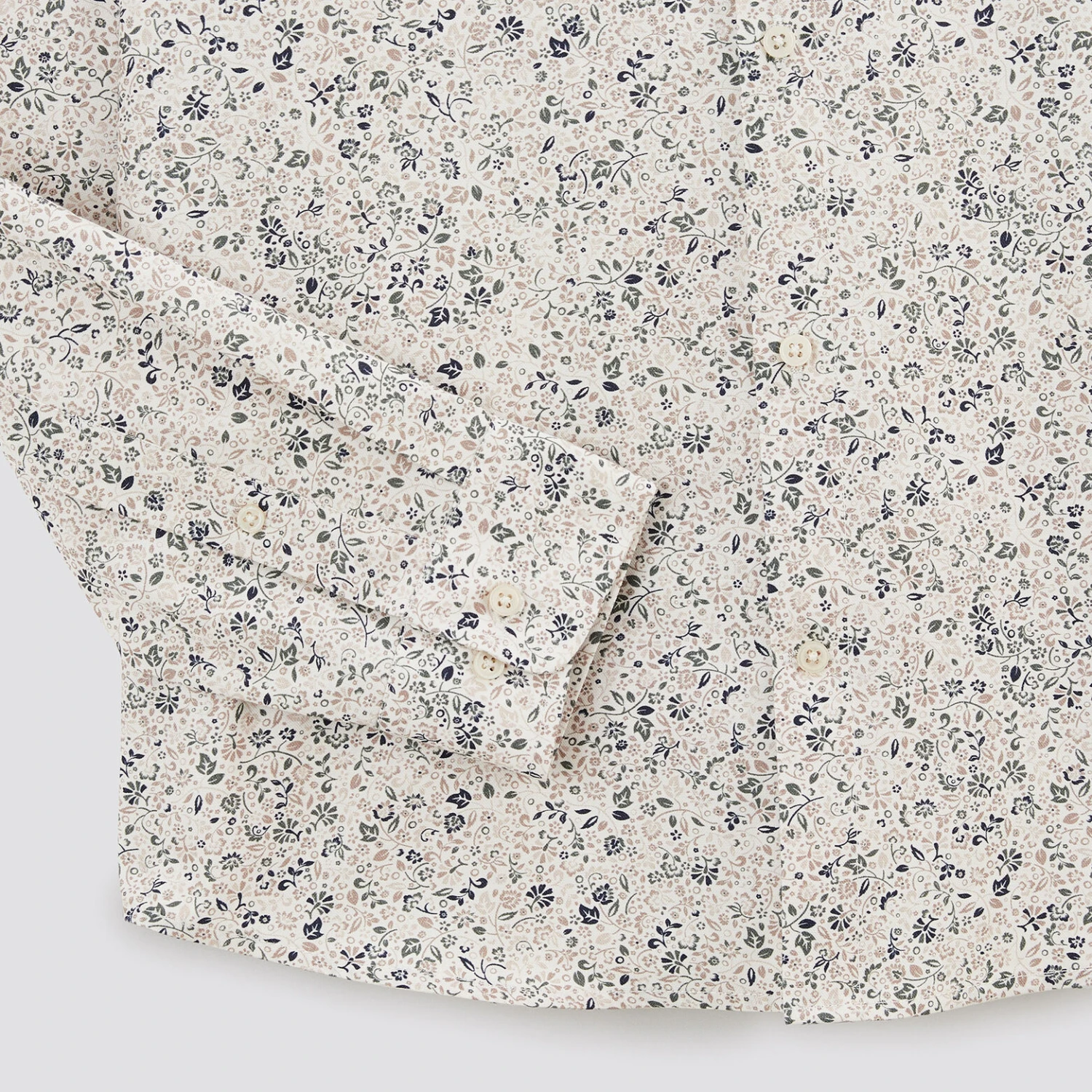 Chemise Regular Oxford Imprimé Fleur Coton Biologi 8 Chemise Regular Oxford Imprimé Fleur Coton Biologi – Image 8