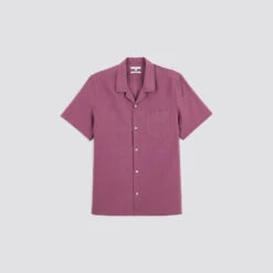 Chemisette Regular Unie Coton Plissé -Men's Clothing Soldes Boutique 1004566 15022 V11