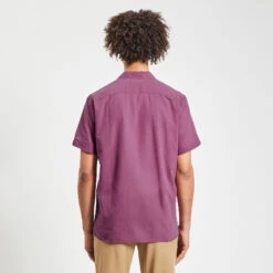 Chemisette Regular Unie Coton Plissé -Men's Clothing Soldes Boutique 1004566 15022 V3