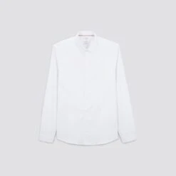 Chemise Slim Unie Stay Black/white Coton 16 Chemise Slim Unie Stay Black/white Coton -Men's Clothing Soldes Boutique 720130 9010 V11