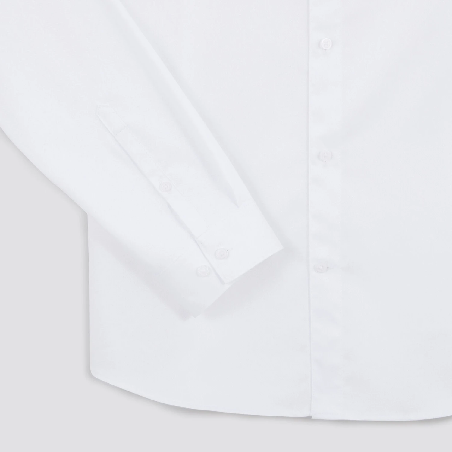 Chemise Slim Unie Stay Black/white Coton 9 Chemise Slim Unie Stay Black/white Coton – Image 9