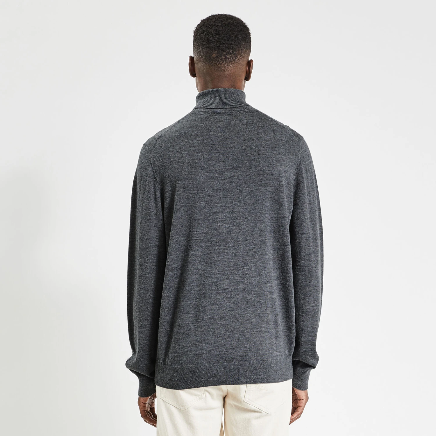 Pull Col Roulé En Laine Mérinos 6 Pull Col Roulé En Laine Mérinos – Image 6