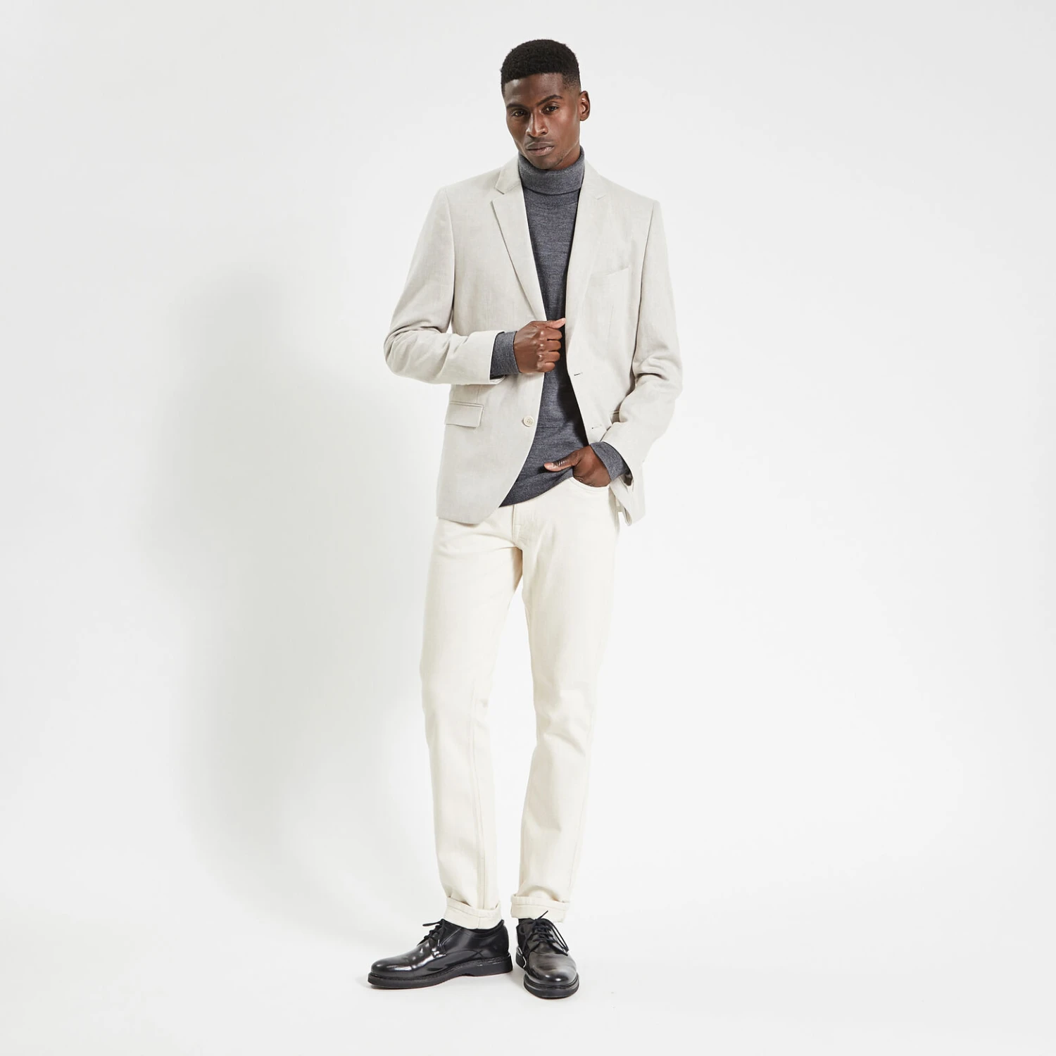 Pull Col Roulé En Laine Mérinos 4 Pull Col Roulé En Laine Mérinos – Image 4