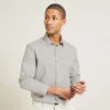 Chemise Slim Unie Coton Biologique Stretch 20 Chemise Slim Unie Coton Biologique Stretch -Men's Clothing Soldes Boutique 726637 10101 V1
