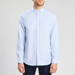 Chemise Regular Sans Repassage Unie Coton 14 Chemise Regular Sans Repassage Unie Coton -Men's Clothing Soldes Boutique 726775 1930 V2